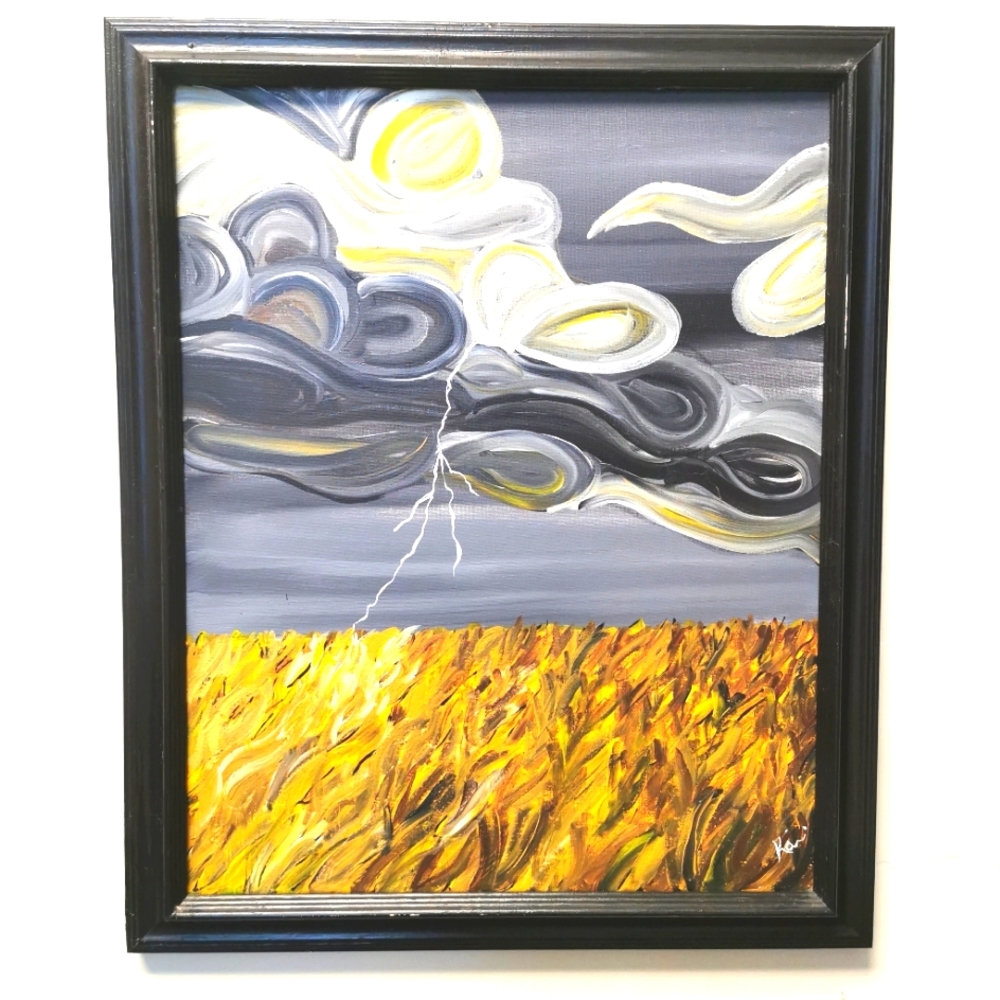 Prairie Storm Original Contemporary Painting